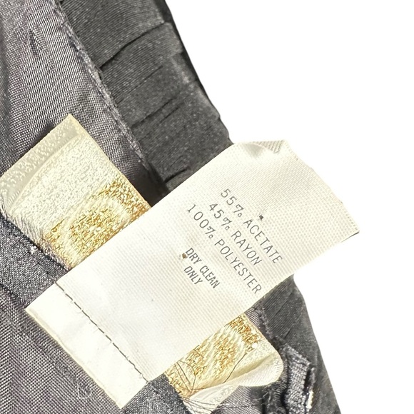 VINTAGE 80’s Rhinestone Accented Backless Black Cocktail Dress - Picture 14 of 15